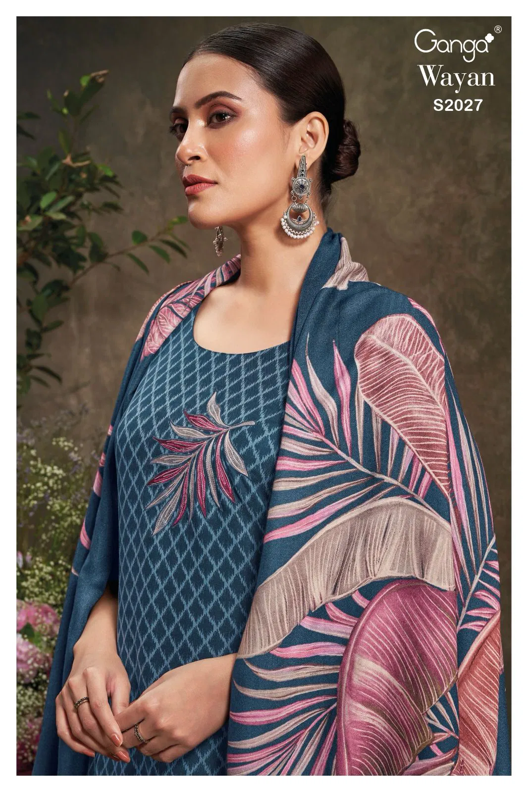 Wayan 2027 By Ganga winter Wear Pashmina Dress Material